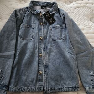 Little Bipsy Light Blue Denim Shirt